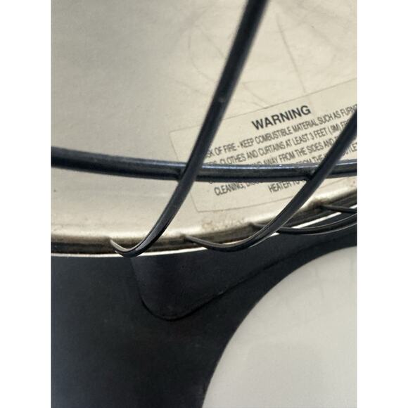 Presto Heat Dish Parabolic Electric Heater Plus FOOTLIGHT Portable Plug In READ - Picture 7 of 9